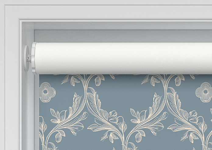 Trellis Prints, Vine and Bloom Raffs Blue - Twist&Fit Roller Blind - Image 9